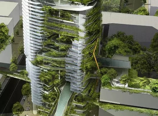 花园中的城市那些经典的垂直绿化应用