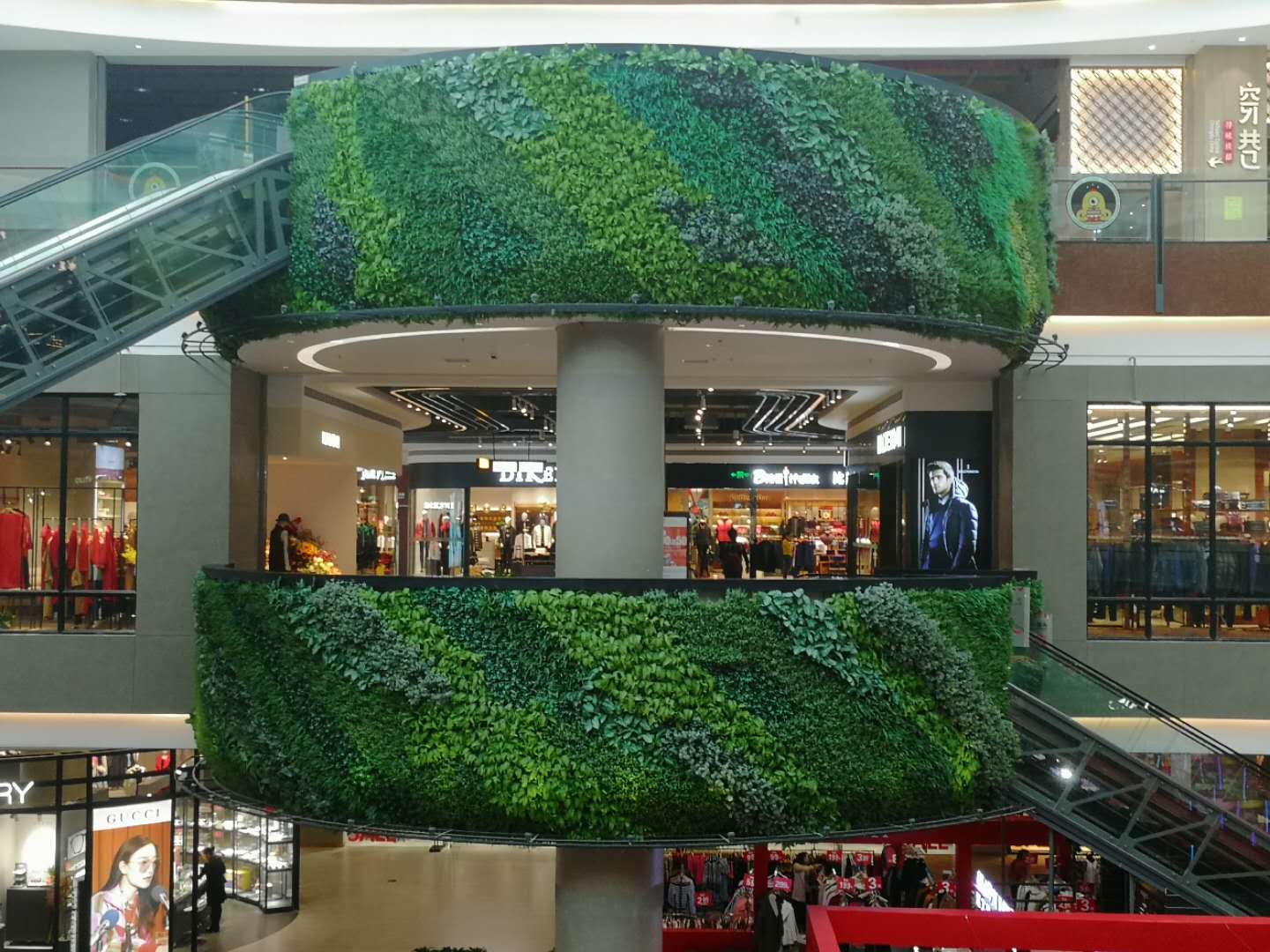 室内装饰永生微景观绿墙植物元素应用丰富