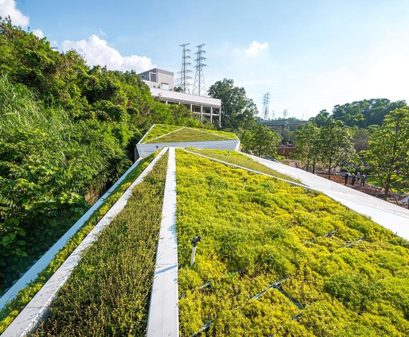 建筑屋顶打造空中花园让景观视觉更增观赏体验